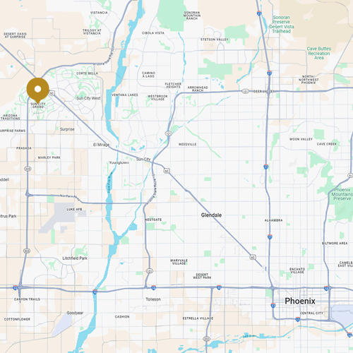 map showing location of Granite Falls