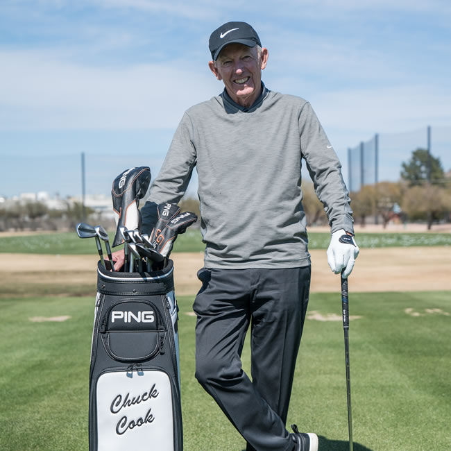 click to read story about Chuck Cook