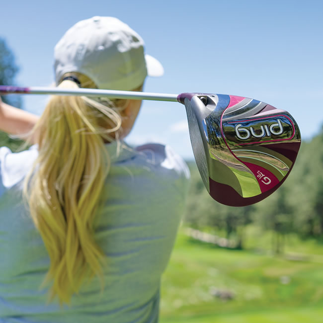 Woman hitting G Le2 driver