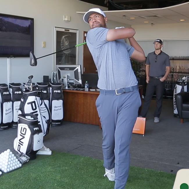 click to watch Tony Finau G400 Max driver video