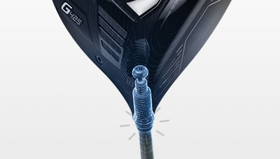 G425 driver illustration showing exploded hosel