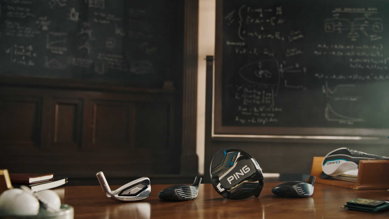 G440 club heads on a desk