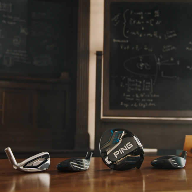 G440 club heads on a desk