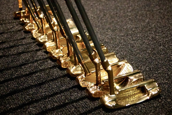 gold putters used to win The Masters