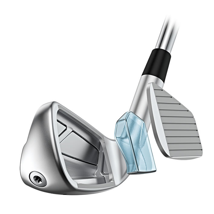 thumbnail of exploded illustration of iDi Driving Iron showing inR-Air technology