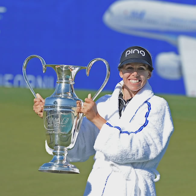 click to watch Pernilla Lindberg's first Major video