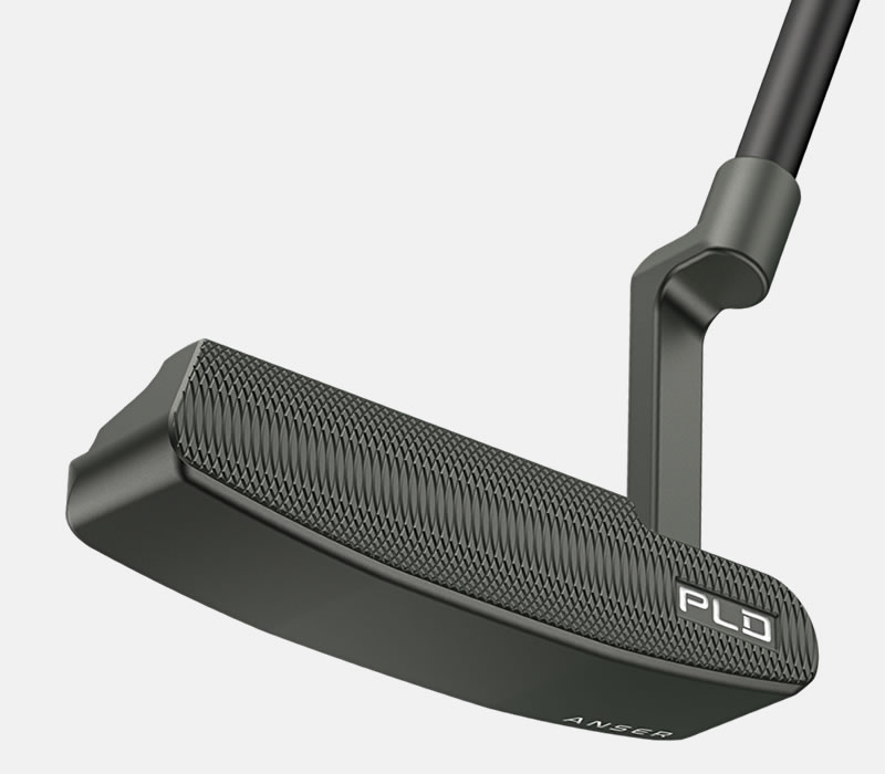 Face view of PLD Milled Anser Gunmetal putter