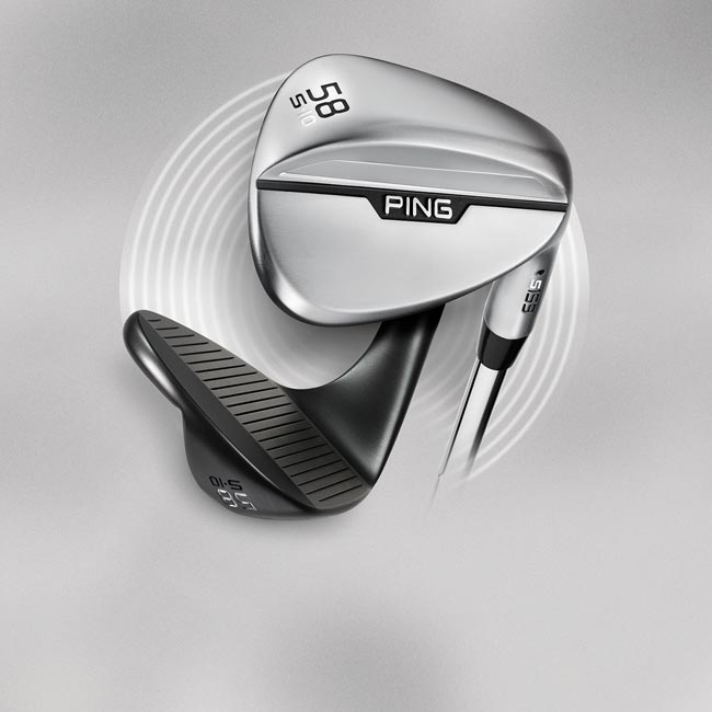 s159 wedges in chrome and midnight finish