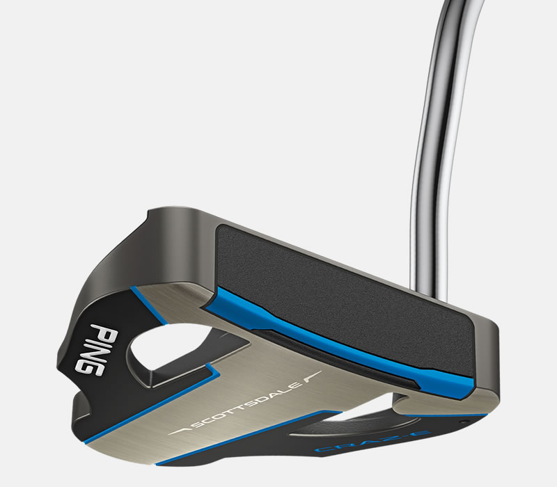 Face view of Scottsdale Craz-E putter