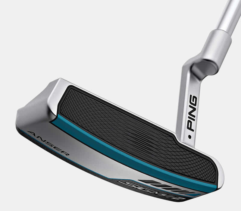 face view of sigma 2 anser platinum putter