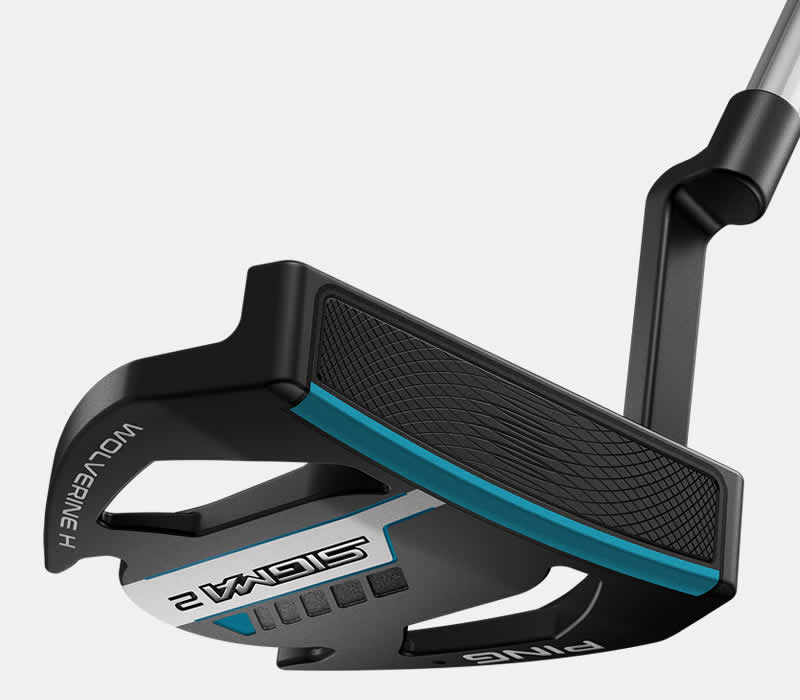 face view of sigma 2 wolverine h stealth putter
